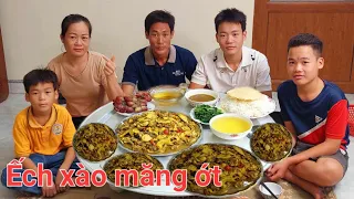 Cách Xào Éc Ộp Với Măng.Bữa Cơm Gia Định |  Nguyễn Ngọc Biển HN.