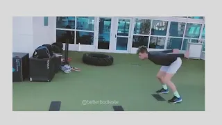 Dominic Thiem training