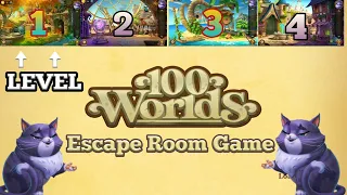 100 Worlds - Escape Room Game Level 1,2,3,4