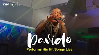 Davido Performs All His Hit Songs Live On Stage