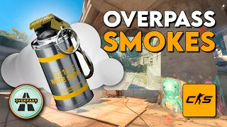 Best Overpass Smokes | Counter-Strike 2 | CS2 Tutorial