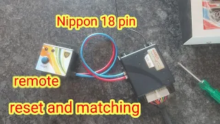 maruti Suzuki Swift Nippon 18 pin remote reset and matching