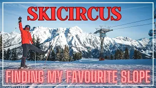 Skicircus Saalbach Hinterglemm Leogang Fieberbrunn favourite blue, red and black slopes (POV)