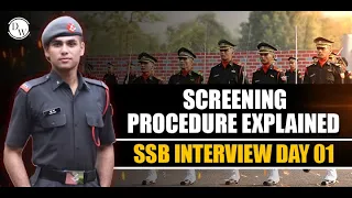 SSB INTERVIEW Screening || OIR and PP & DT || Full Procedure Explained 🔥