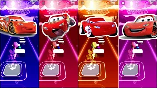 Lightning Mc Queen VS Lightning Mc Queen Car VS Lightning Mc Queen Cars 2  Tiles Hop EDM Rush 6