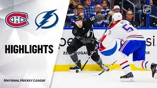 NHL Highlights | Canadiens @ Lightning 12/28/19