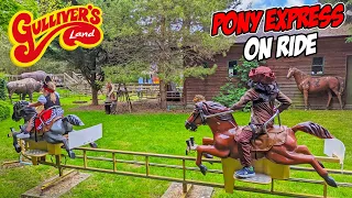 Pony Express On Ride at Gulliver's Land Milton Keynes [4K]