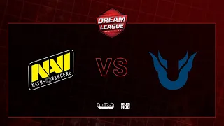 Unique Nova vs Natus Vincere, DreamLeague S13 QL, bo2, game 1 [Maelstorm vs Jam]