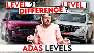 XUV700 के Level 1 और Tucson के Level 2 का फरक  | 6 Different ADAS Levels Explained