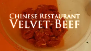 Velvet Beef in 30 mins - Chinese Restaurant Style