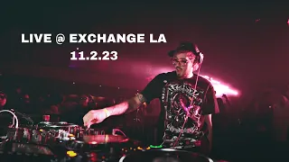 Who’s John LIVE @ Exchange LA 11.2.23 | Live Techno Warehouse Mix 2023