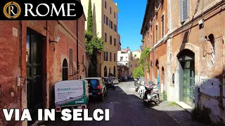 Rome guided tour ➧ Via in Selci - Piazza di S. Martino ai Monti [4K Ultra HD]