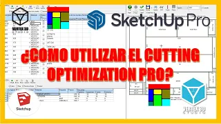 COMO USAR EL CUTTING OPTIMIZATION PRO PARA DESPIECE DE UN MUEBLE  EN SKETCHUP 2021 CLASE #3