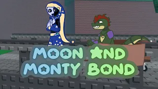 MOON AND MONTY BOND IN PULL A FRIEND [ROBLOX]