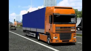 #обзор+тесты про DAF XF 95 Reworked версия 3.6 для Euro Truck Simulator 2 (v1.45.x,)