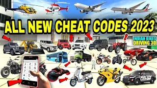 ALL NEW CHEATS CODE OF INDIAN BIKES DRIVING 3D AFTER NEW UPDATE​ 2023