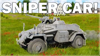 GERMAN SNIPER CAR In War Thunder!