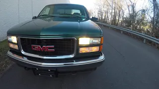 4K Review 1998 GMC Sierra 1500 SLE Virtual Test-Drive & Walk-around