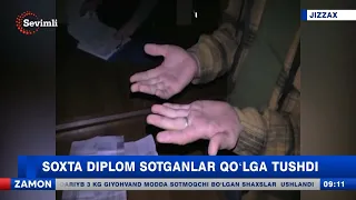 Soxta diplom sotganlar qo‘lga tushdi