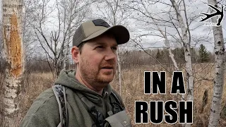 In a RUSH | WI Public Land Scouting