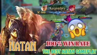 Natan Best Build After Update ( Top Global Natan ) | Natan 100 % Win Rate | The Best Natan Gameplay