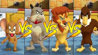 Tom and Jerry in War of the Whiskers Jerry Vs Spike Vs Eagle Vs Lion (Master Difficulty)