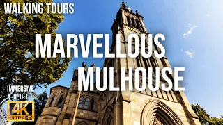 Mulhouse, France Immersive Walking Tour 2023 (4K Ultra HD)
