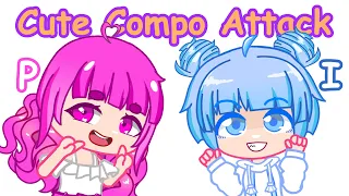 Cute combo attack Trend (but different?) || Alphabet Lore X Gacha Club