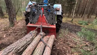 Zetor 4011, Krpan 4 si, Stihl Ms 440, těžba probírky @jpforest8882