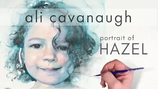 Dreamy Watercolor Portrait | Real Time Step by Step Painting