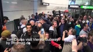 Tom Cruise visit Vienna Subway