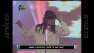 Esto es Guerra: Yaco Eskenazi es "Betty La Fea" - 22/04/2013