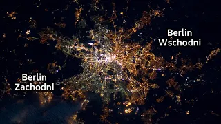 Satelitarne zdjęcie Berlina nocą 😮