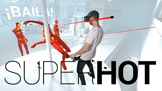 SuperhotVR in Mixed Reality and with Rotating Camera
