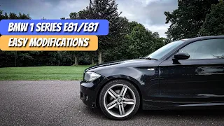 Cheap and Easy Mods | BMW 1 Series (E81/87)