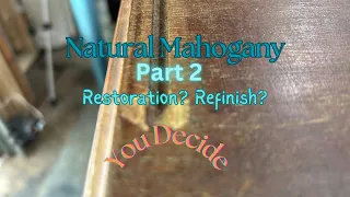 Amazing Mahogany Table Part II