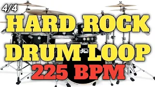 HARD ROCK DRUM LOOP | 225 BPM