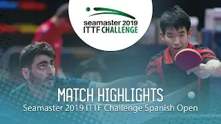 Han Qiyao vs Ioannis Papadakis | 2019 ITTF Challenge Spanish Open Highlights (Group)