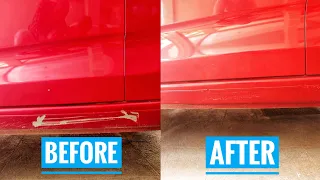 How to remove car scratches using spray paint | Com Paint | CutShots