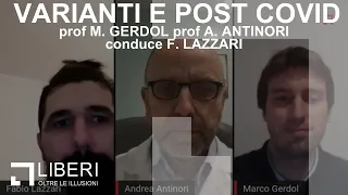 Varianti e post Covid con prof Marco Gerdol UniTrieste e prof Andrea Antinori INMI Spallanzani Roma