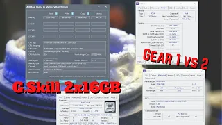 Gear 1 VS Gear 2 Memory Testing with Intel i9 11900K & G.Skill Ripjaws V 32GB RAM Kit