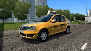 City Car Driving 1.5.7 Renault Logan Taxi