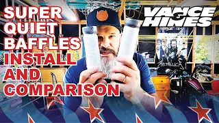Vance and Hines Super Q Baffles in Shortshots Pipes • Install and Comparison