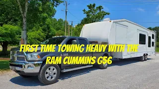 First time towing heavy with the Ram Cummins G56