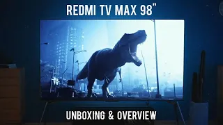Redmi TV Max 98" - Unboxing & Overview - Xiaomi 98 Inch TV