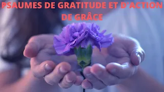 Prières de Remerciement à Dieu, Prières de Reconnaissance,  Psaumes de Gratitude, Action de Grâce