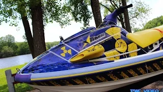 AMR Racing Jet Ski Graphics Wrap Kit Installation - Yamaha Waveraider