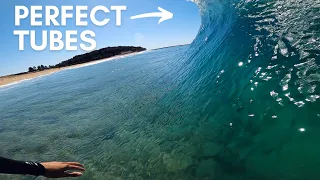 POV SURFING PERFECT TUBES! (4 INSANE SESSIONS)