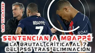 🔴¡#LOSTITULARES DE MIÉRCOLES!🔴 CRÍTICA BRUTAL a #MBAPPE por ELIMINACIÓN del #PSG en #CHAMPIONS 💥