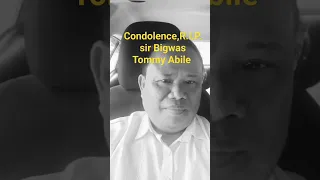 R.I.P. Bigwas, Tommy Abile #bigwas #jovelyngaleno #tommyabile #shortsvideo #shortsviral